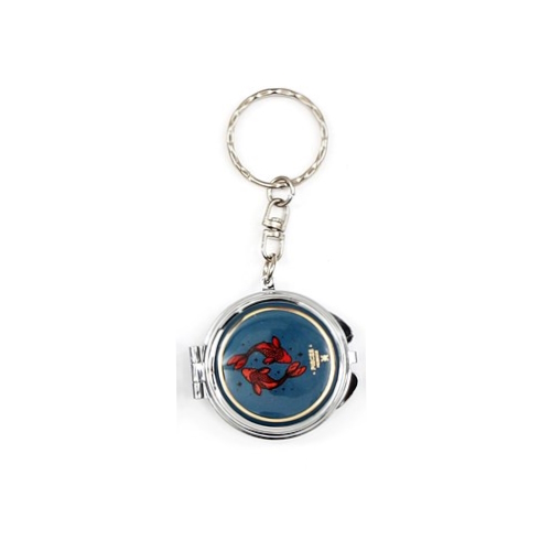 Pisces Mirror Keyring Zodiac (10 February - 20 March)